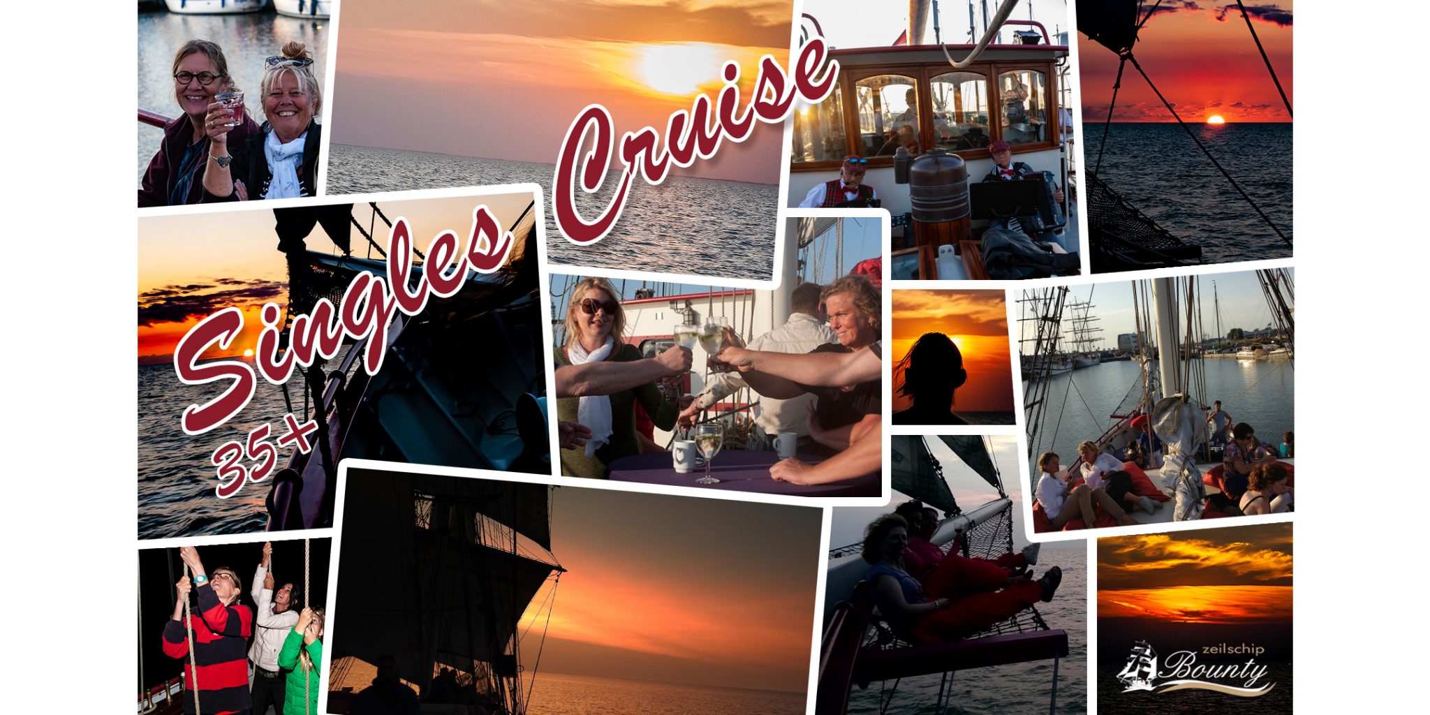 zeilschipbounty_collage sunset cruise singles