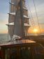 Markerwadden Sunset Natuurmonumenten Zeilschip Bounty