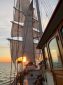 Markerwadden Sunset Natuurmonumenten Zeilschip Bounty