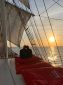 Markerwadden Sunset Natuurmonumenten Zeilschip Bounty