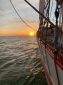 Markerwadden Sunset Natuurmonumenten Zeilschip Bounty