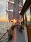 Markerwadden Sunset Natuurmonumenten Zeilschip Bounty
