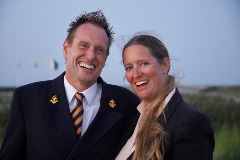 Kapitein Alex en Merilyn