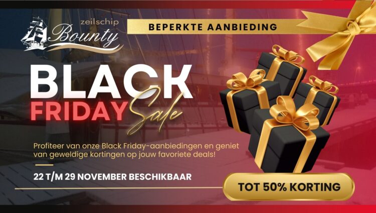 Black Friday 2024 Zeilschip Bounty